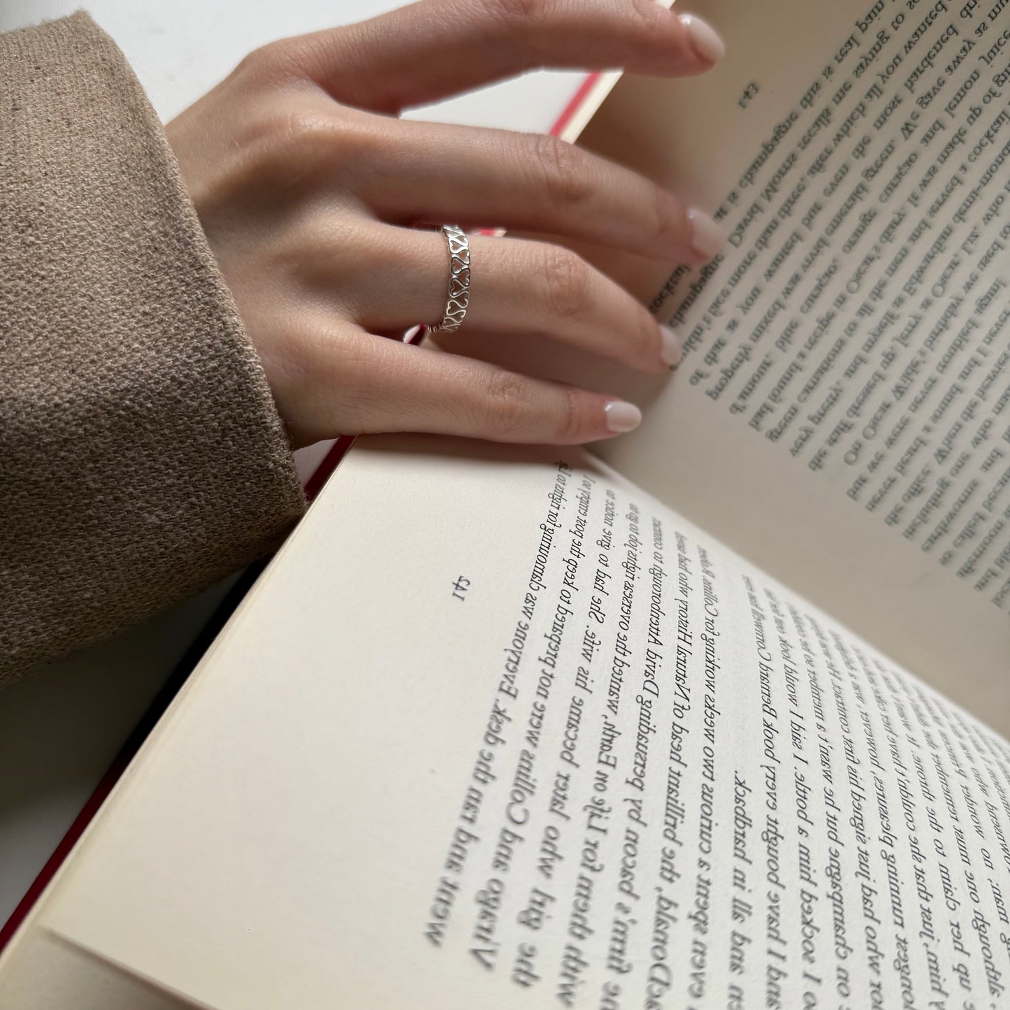 Heart plain ring 64
