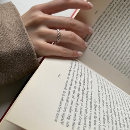 Heart plain ring 64