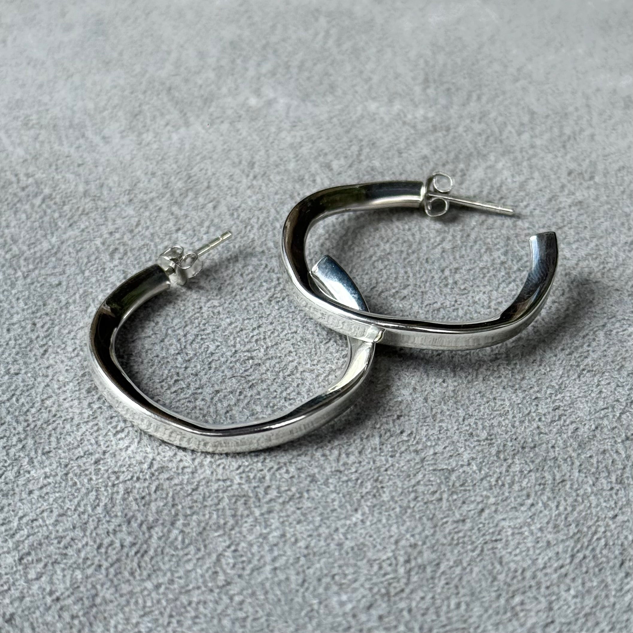 アクセサリー A&G Hoop Scrool Pierce Silver925 hoop pierce 6 – Biju mam