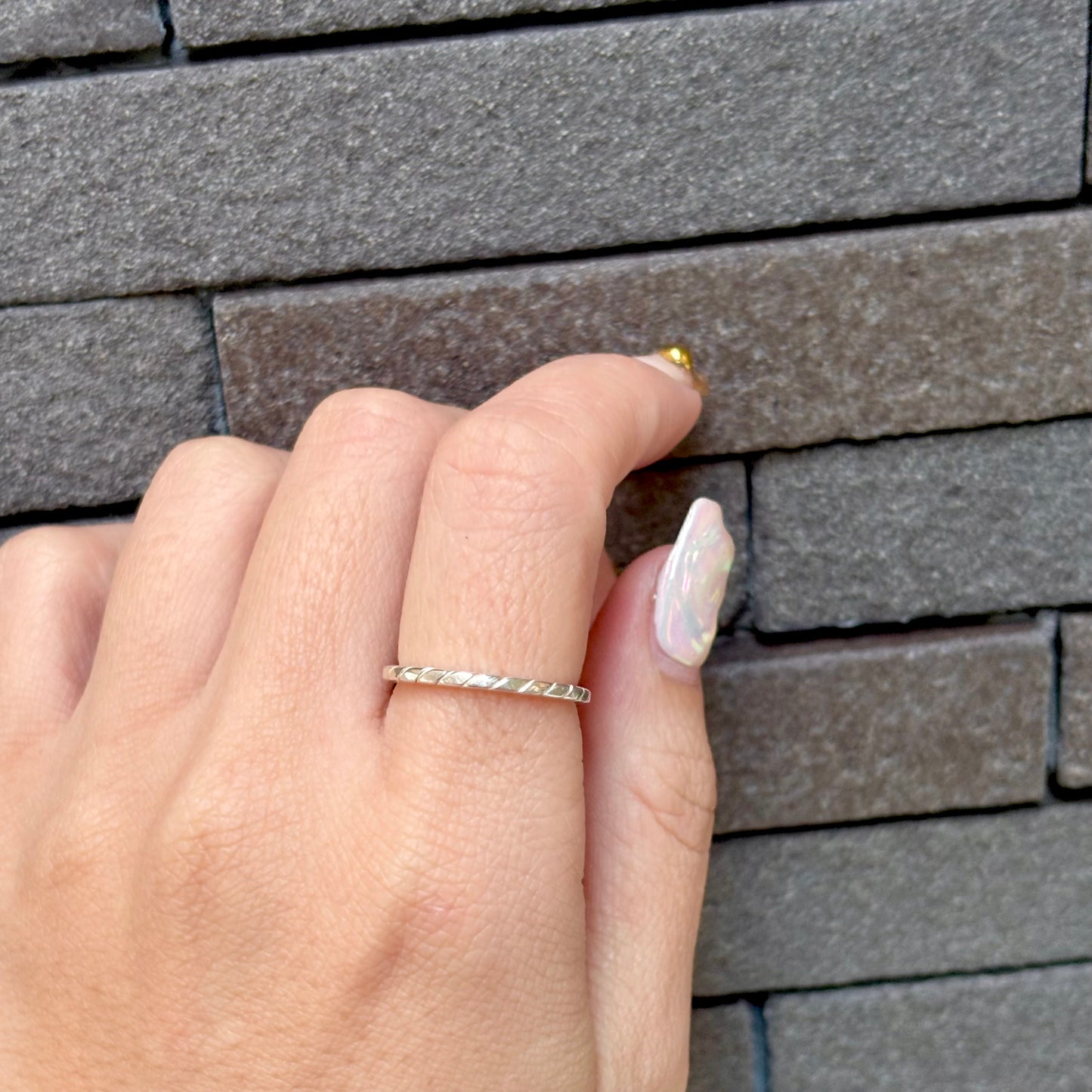 Silver925 plain ring 96