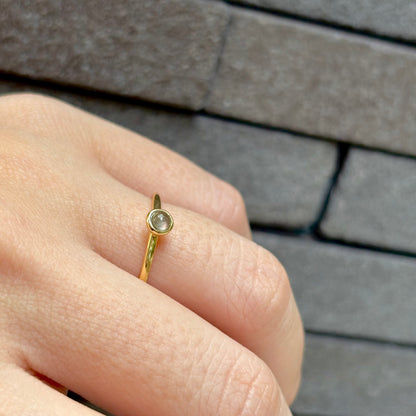 Brass petit ring 9
