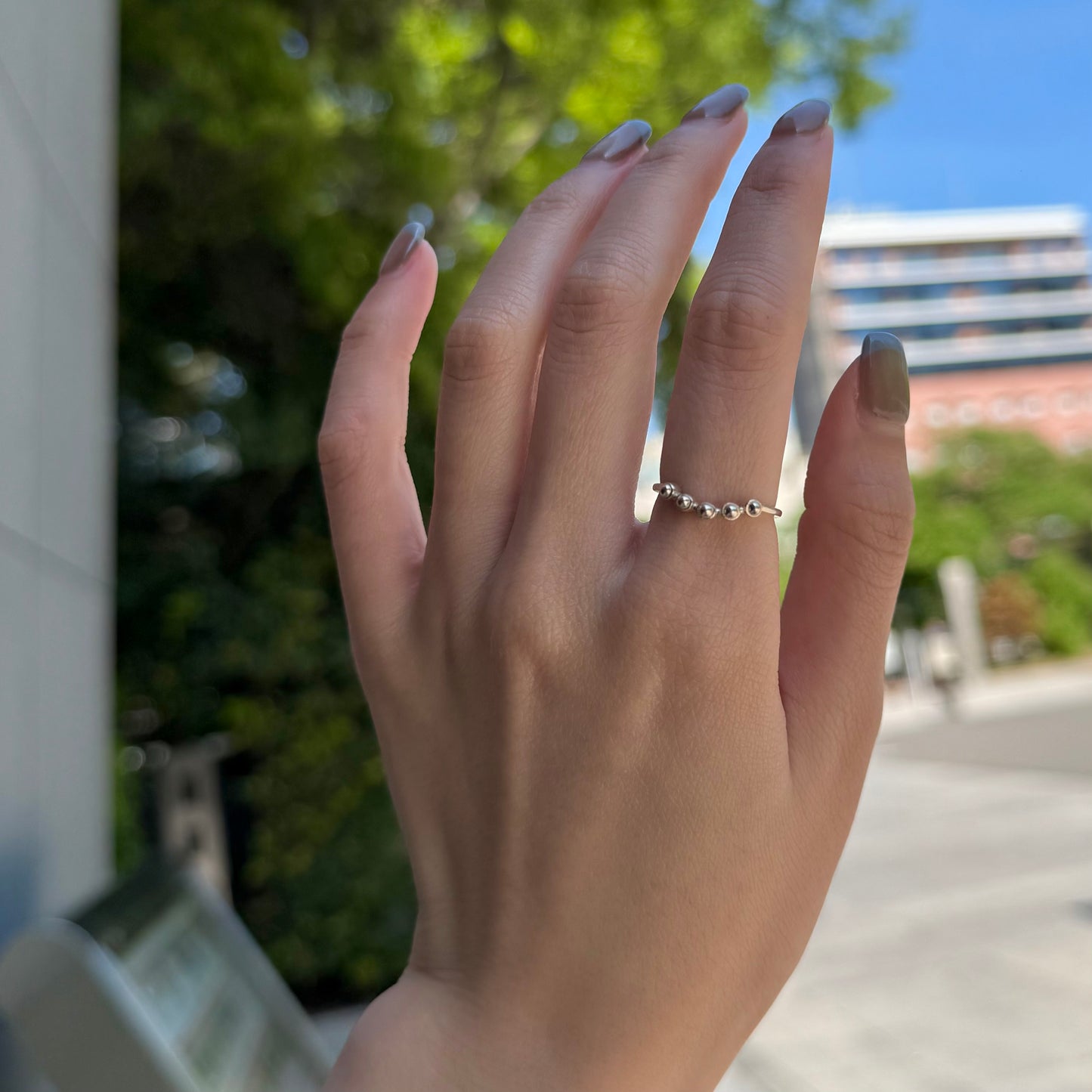 Silver925 plain ring 15