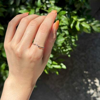 Silver925 wave ring 10