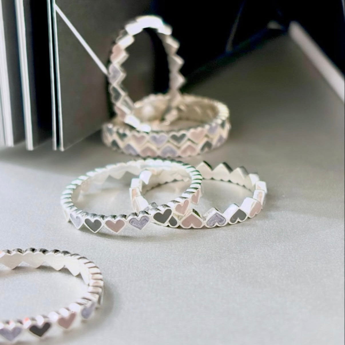〈大宮限定〉Heart enamel ring