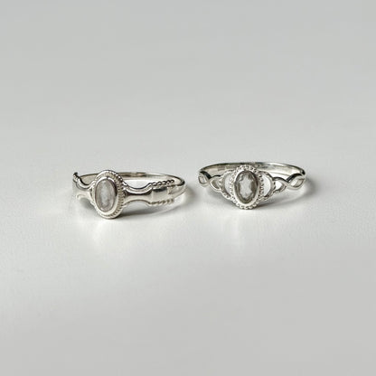 Herkimer diamond ring 5