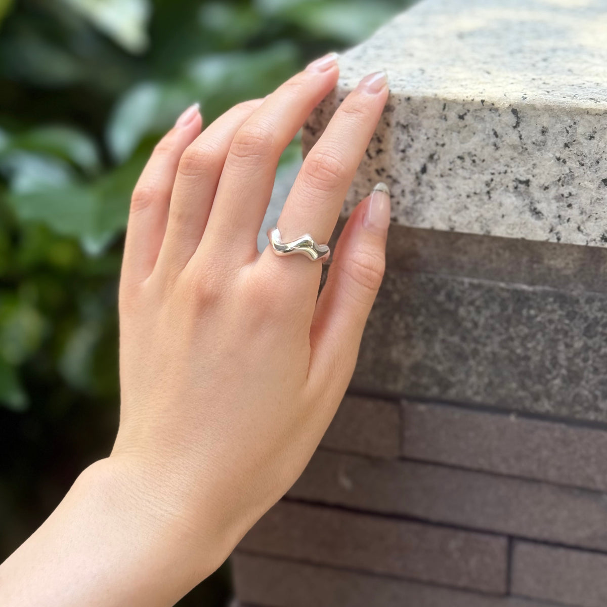 Silver925 plain ring 52