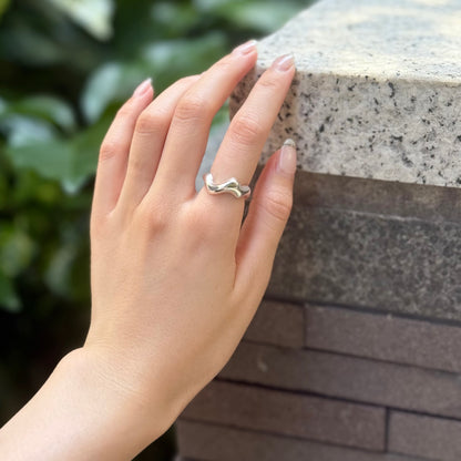 Silver925 plain ring 52