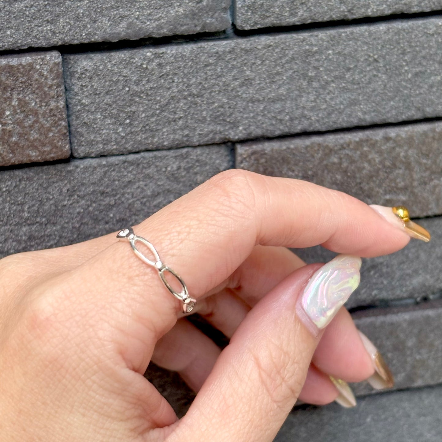 Silver925 plain ring 98