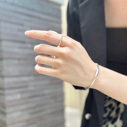 Silver925 plain ring 48
