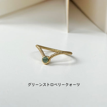 Brass design ring 12