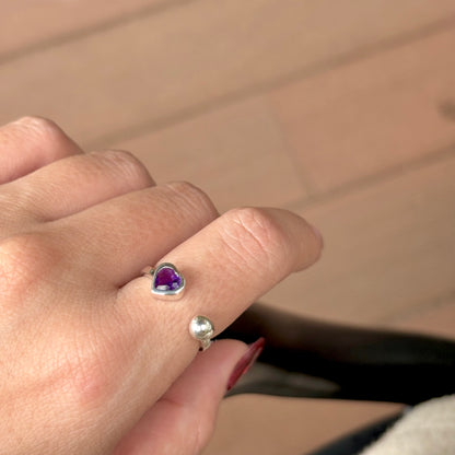 Heart fork ring 2