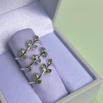 Leaf design ring