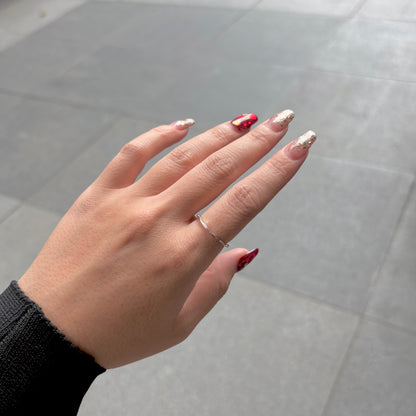 Silver925 plain ring 92