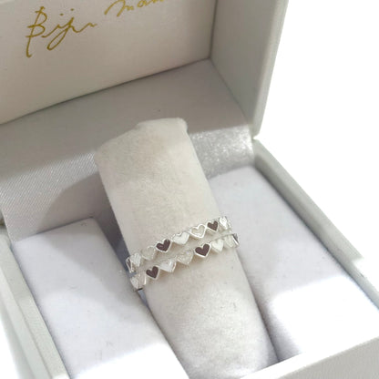 《FUKUOKA limited color》Heart enamel ring 1