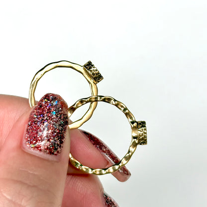Brass petit ring 5