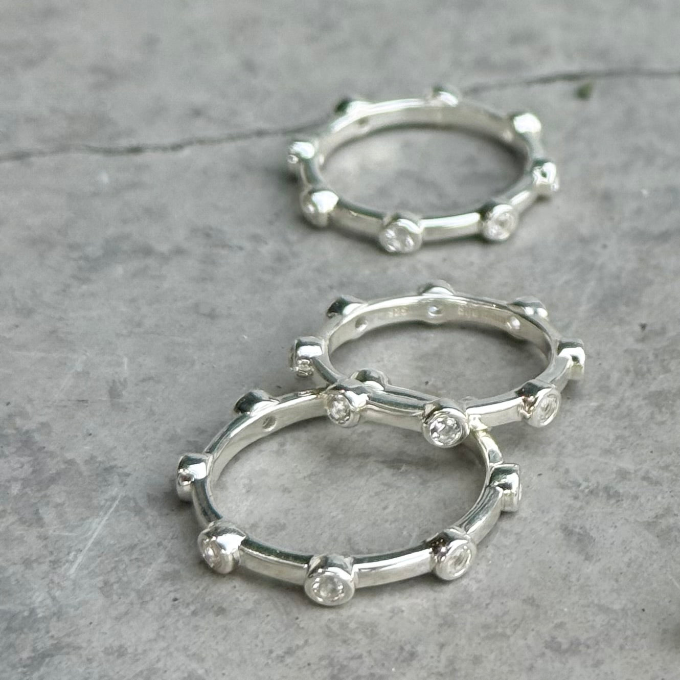 Whitetopaz ring 7