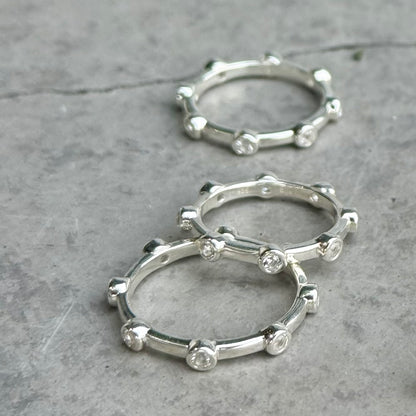 Whitetopaz ring 7
