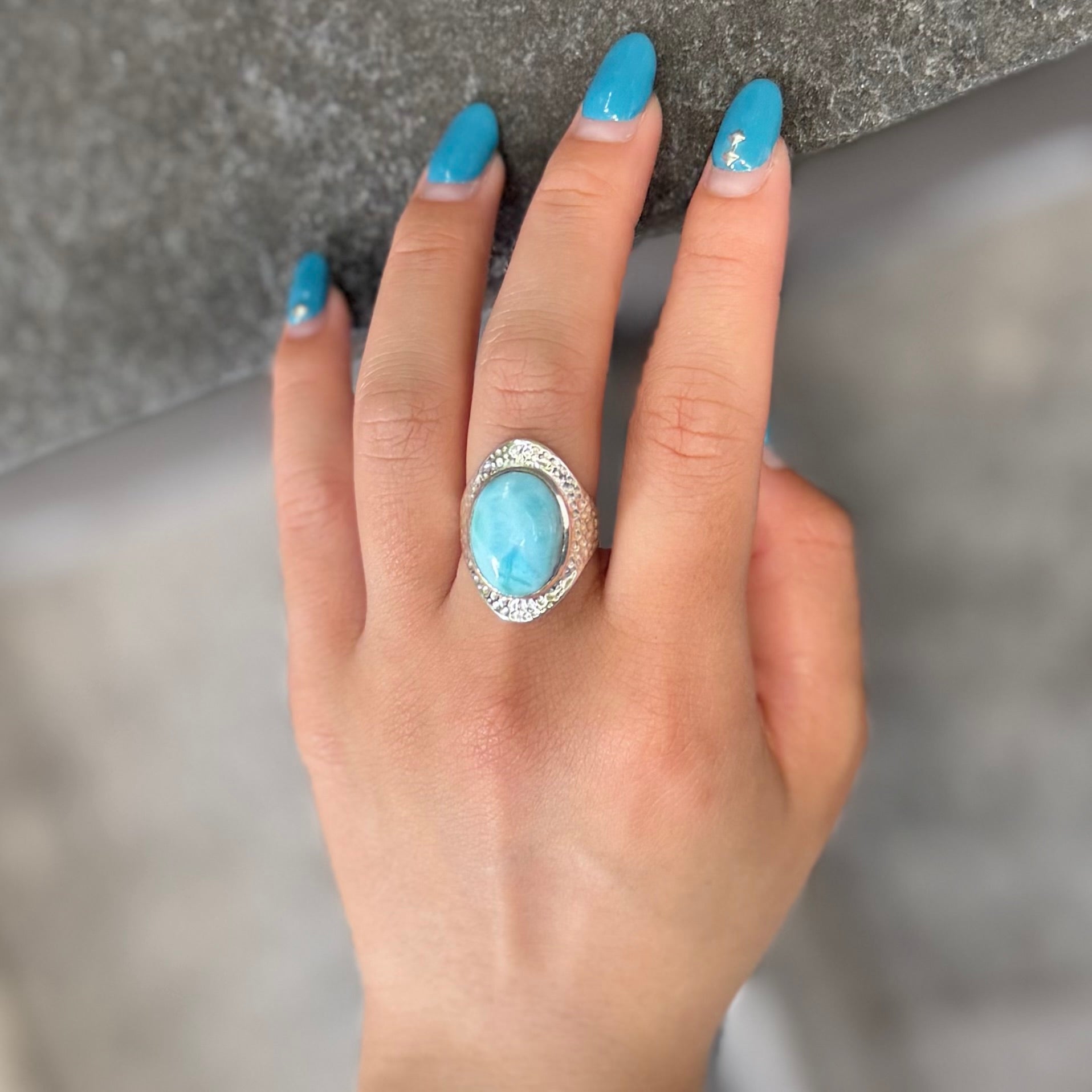 Larimar ring – Biju mam