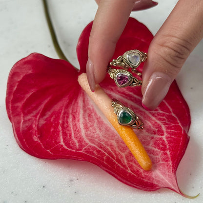 Heart design ring 6