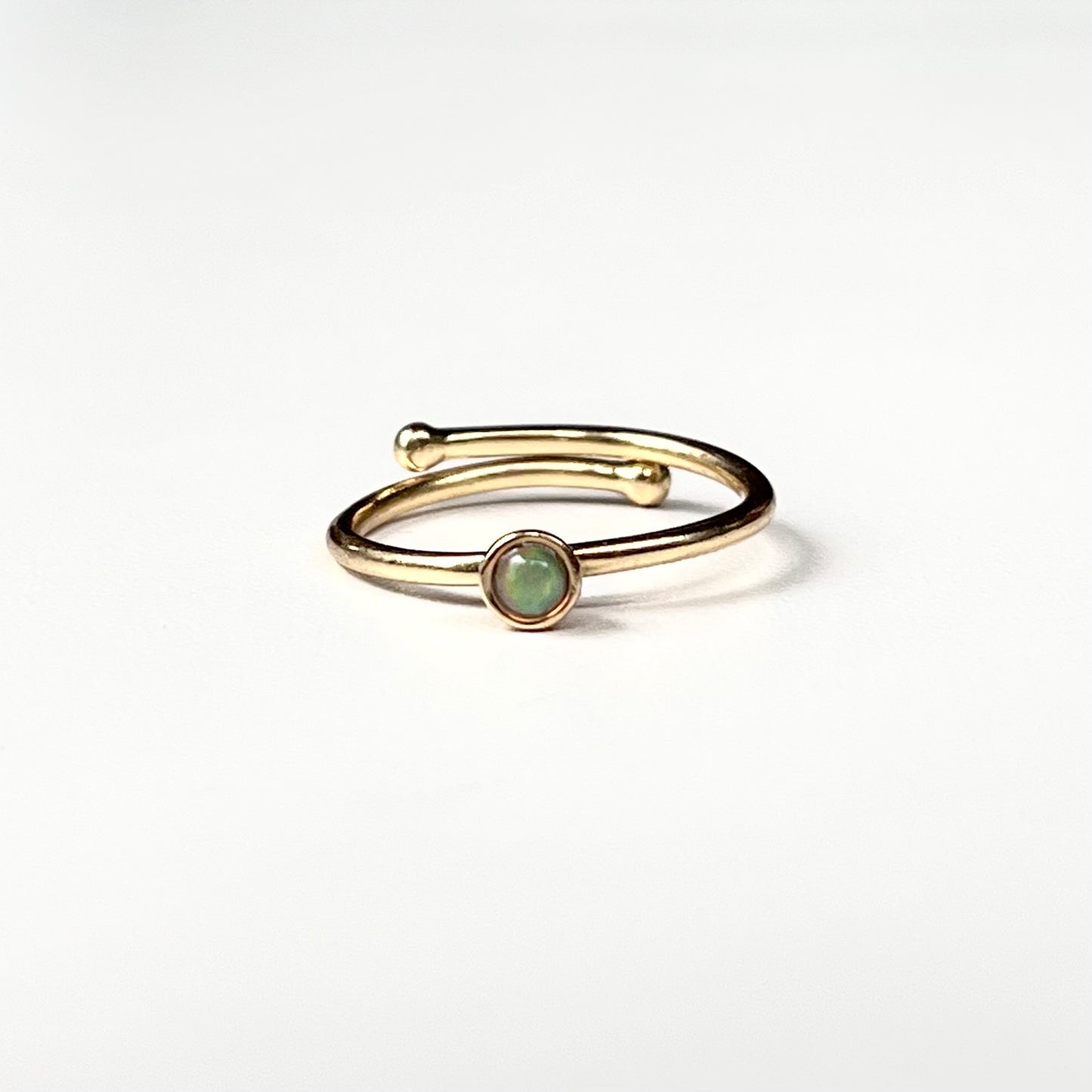 Brass petit ring 22