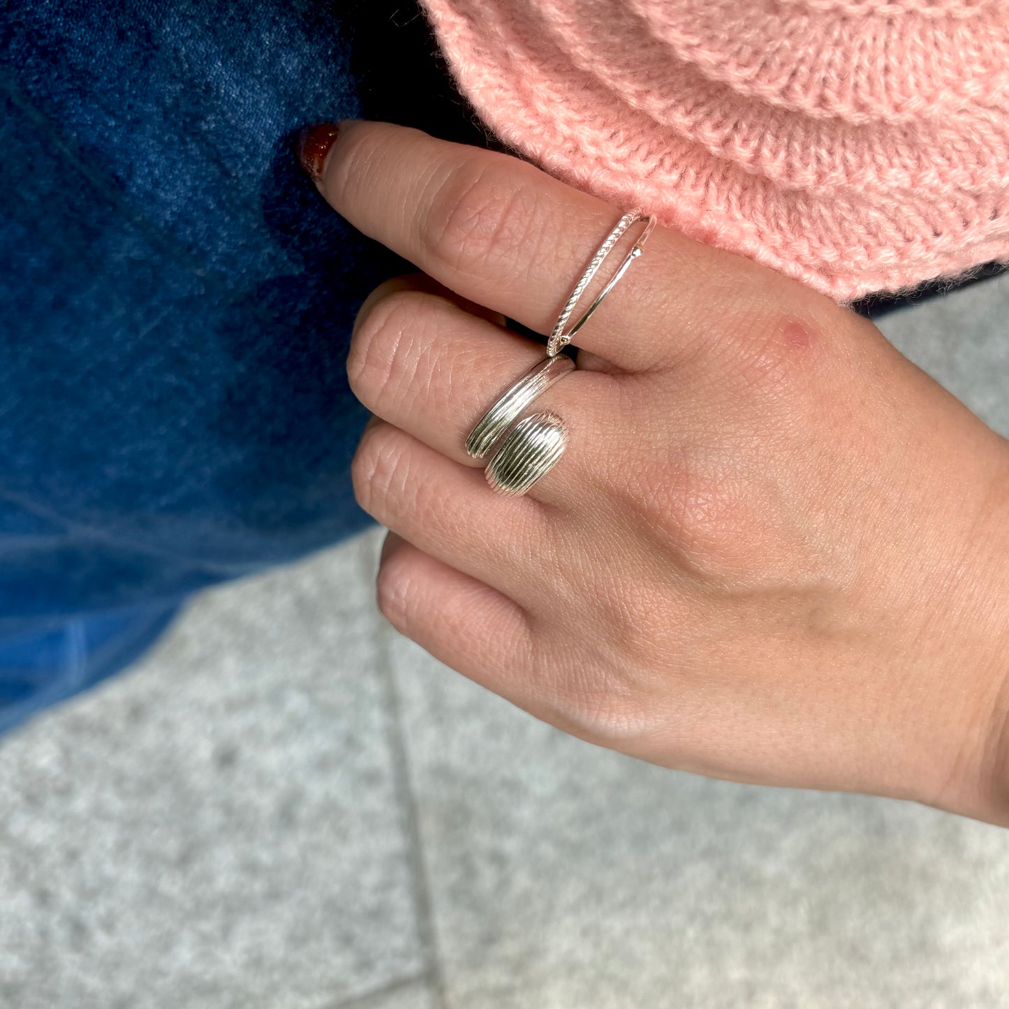 Silver925 plain ring 48
