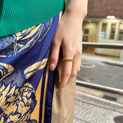 Brass plain ring 63