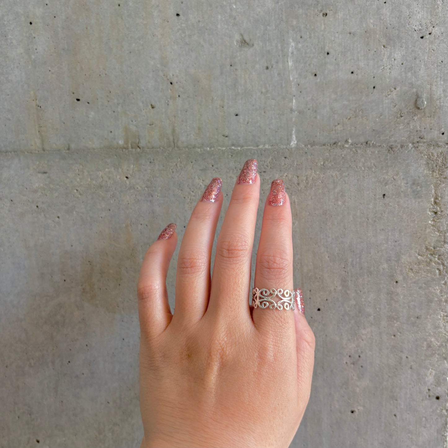 Silver925 plain ring 36