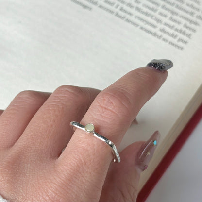 Silver925 square petit ring