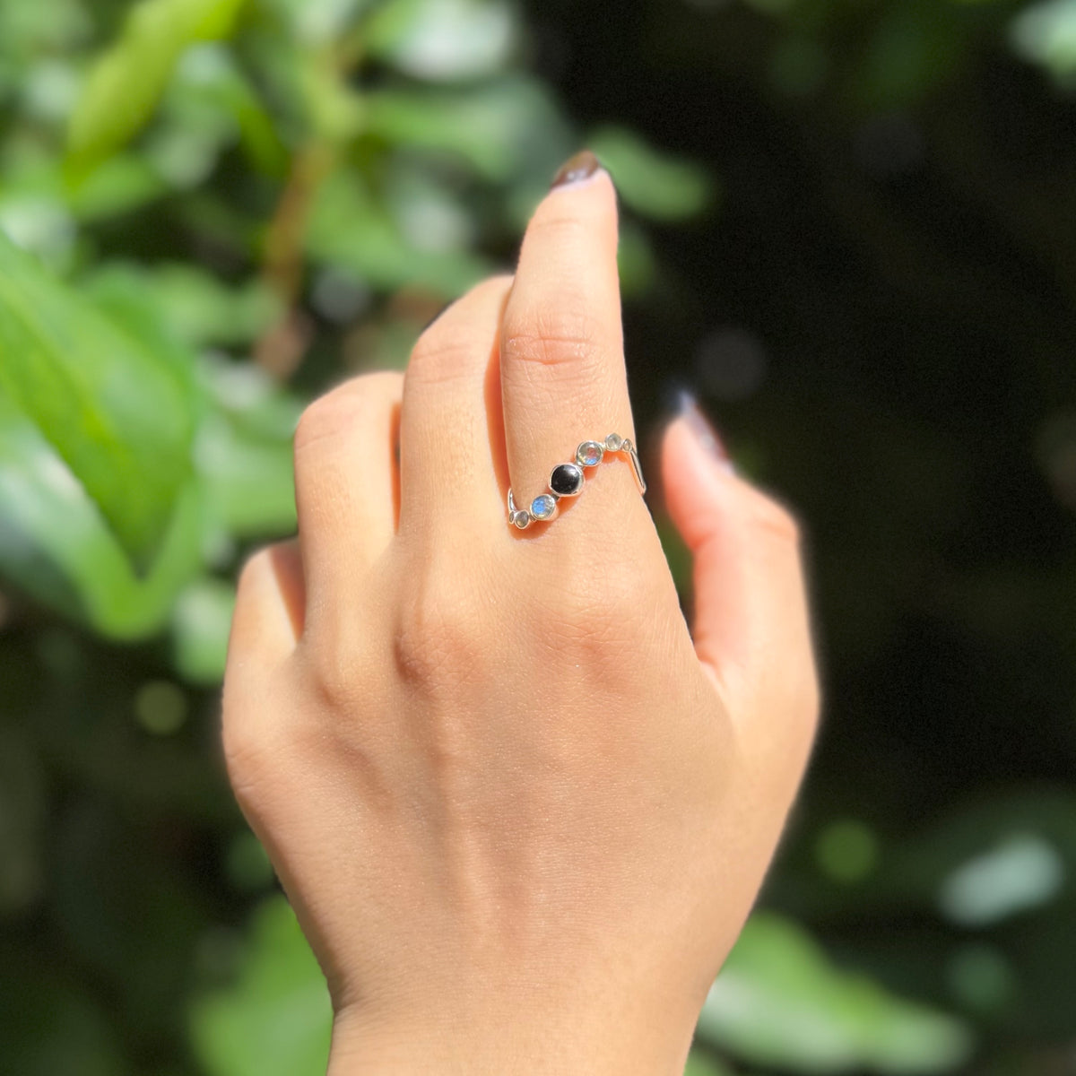 Labradorite ring 4