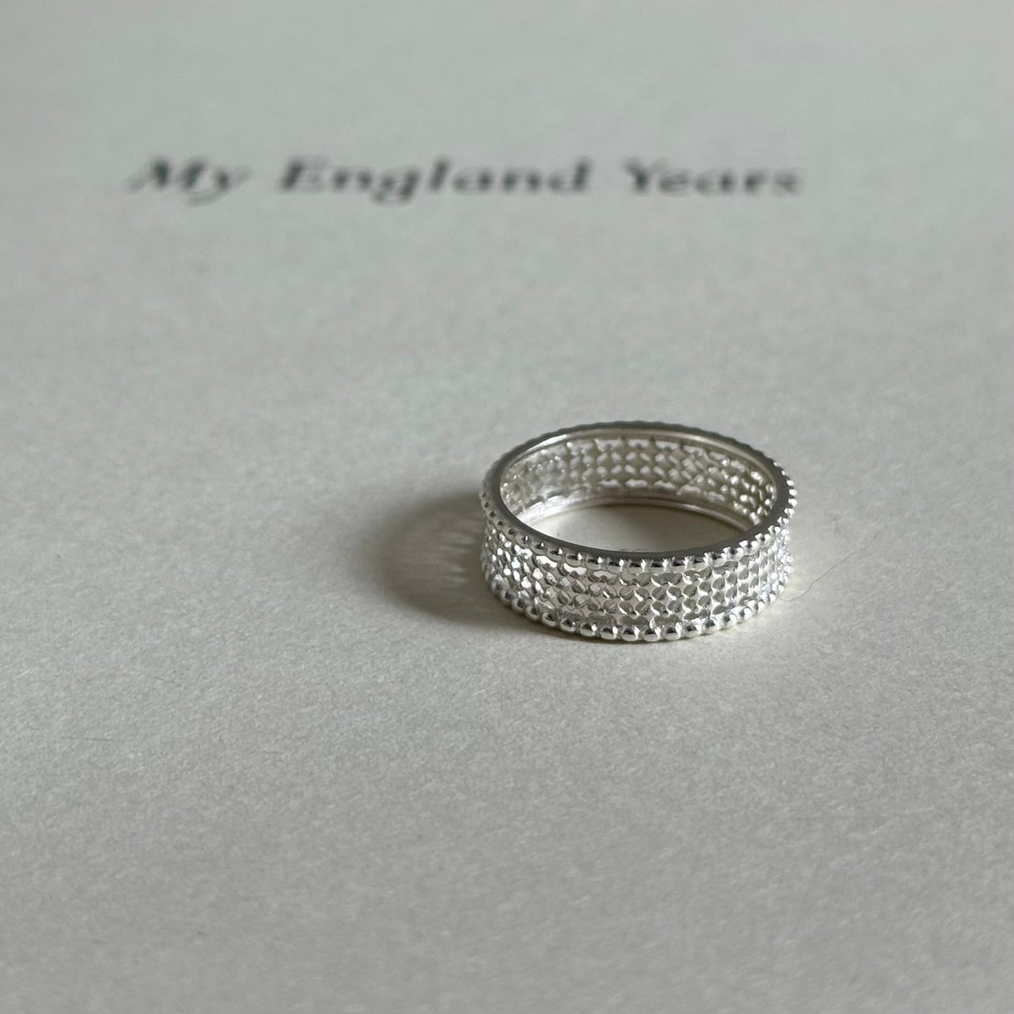 Silver925 plain ring 90