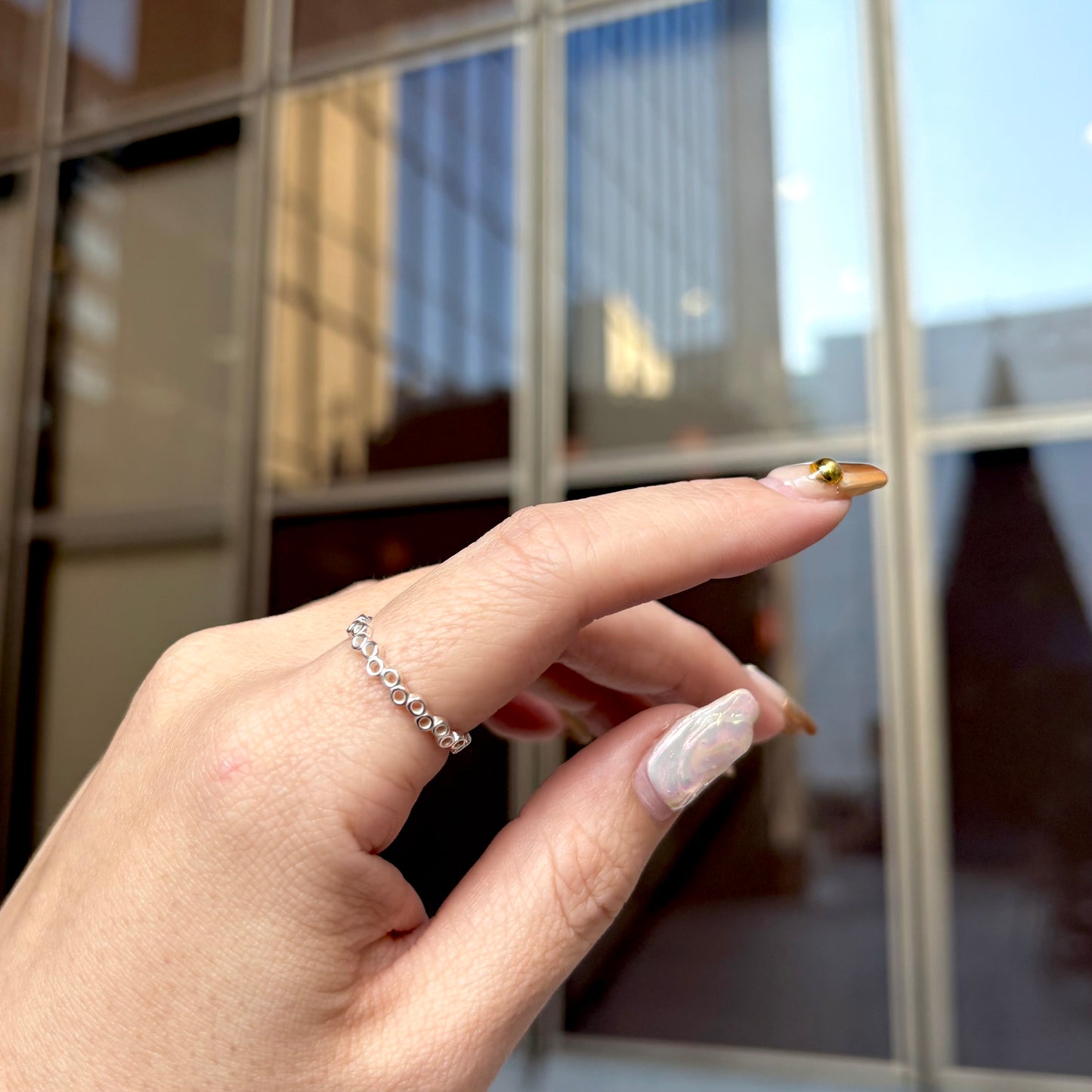 Silver925 plain ring 100