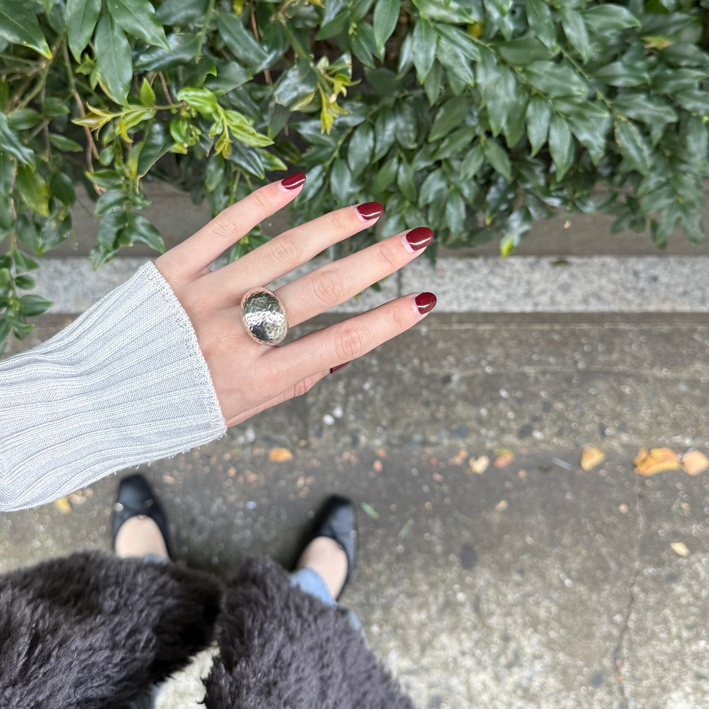 Silver925 plain ring 104