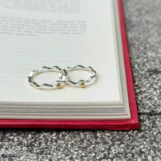 Silver925×Brass plain ring 3