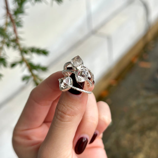 Herkimer Diamond ring