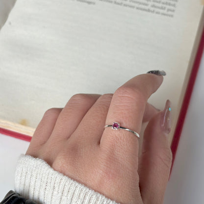 Silver925 1stone ring 1