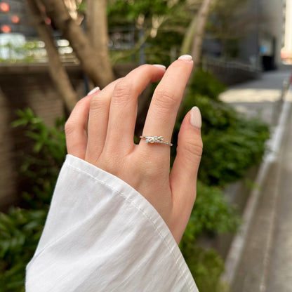 Silver925 design ring 90
