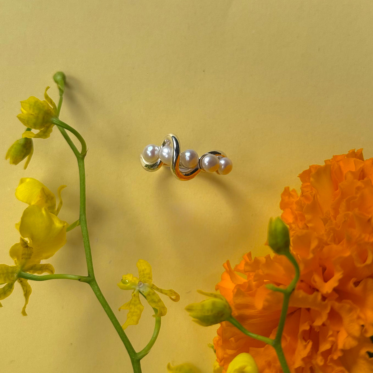 Pearl design ring 11
