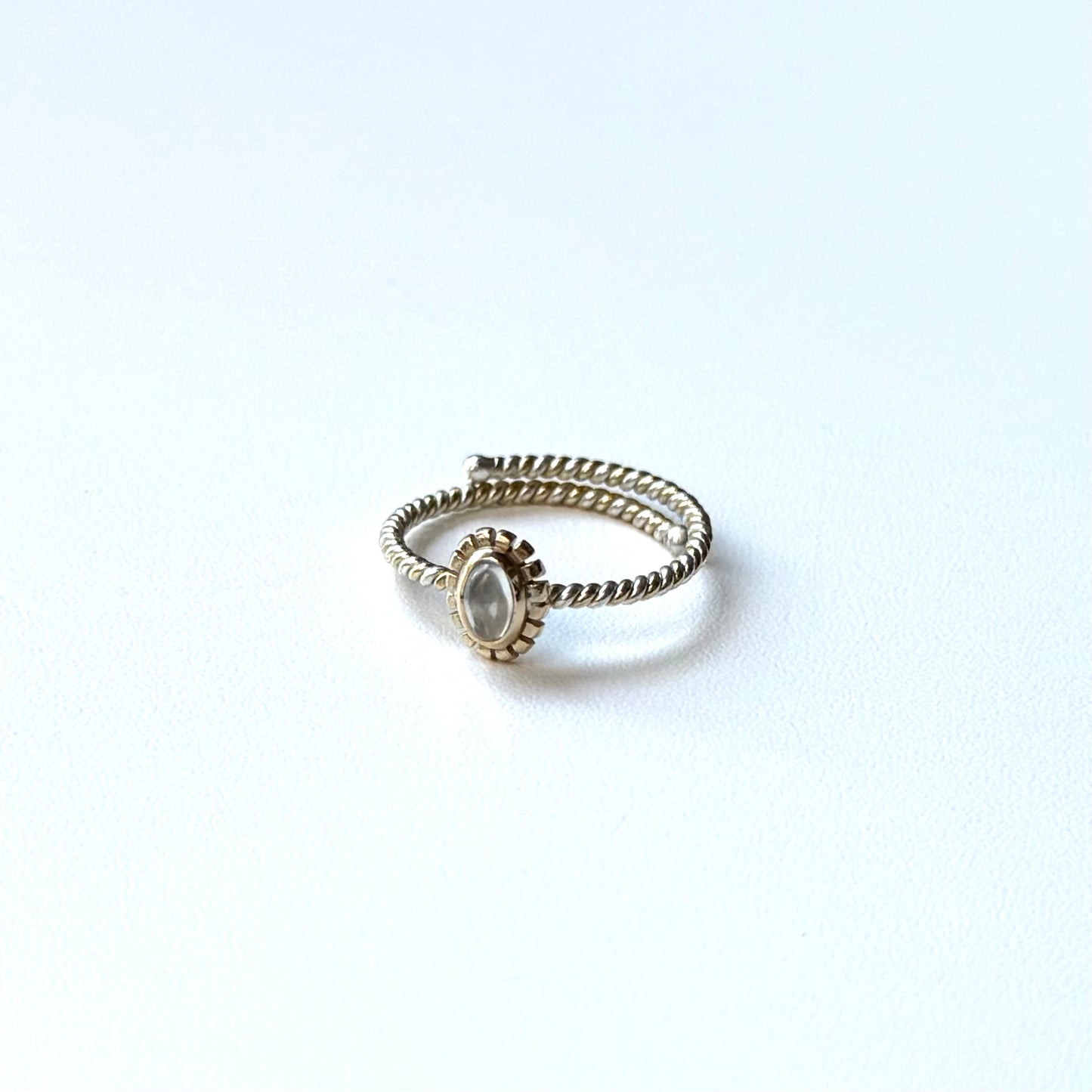 Silver925×Brass petit ring 3