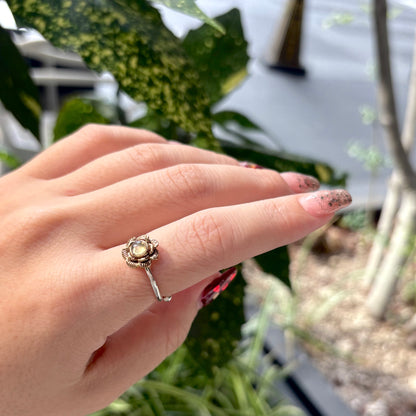 Flower design ring 20