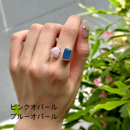 Silver925 2stone ring 9