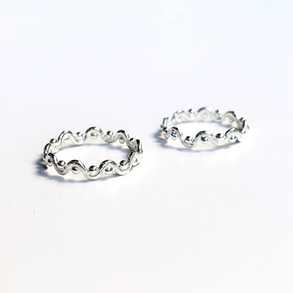 Silver925 plain ring 64