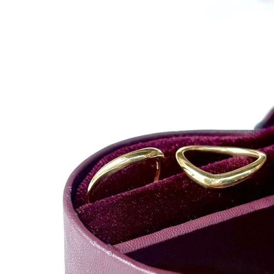 Brass plain ring 57