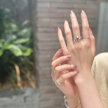 Pearl design ring 10