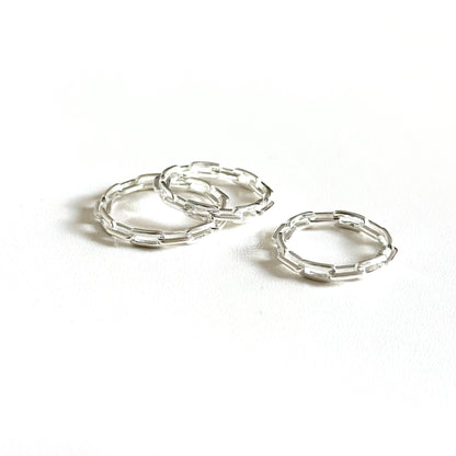 Silver925 plain ring 3