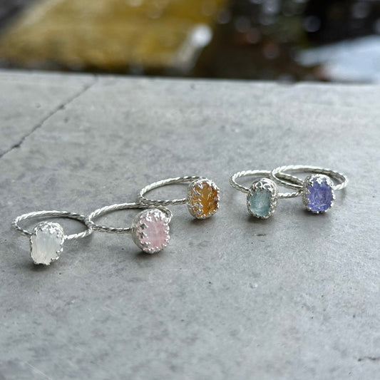 Roughcut ring