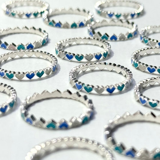 〈横浜限定〉Heart enamel ring