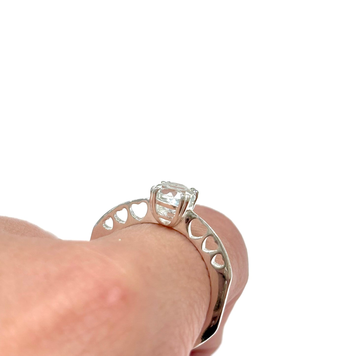 Heart design ring 〈Crystal〉