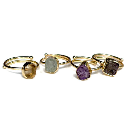 Brass roughcut ring