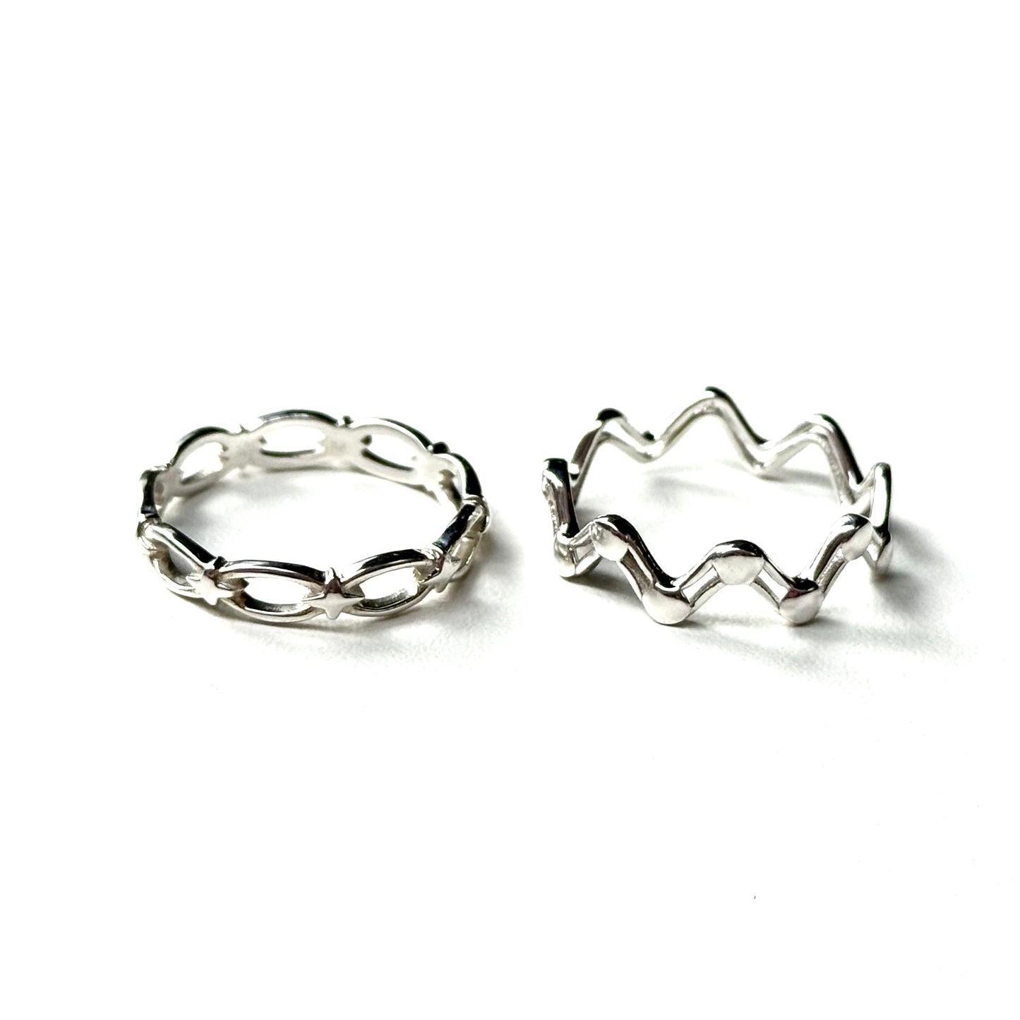 Silver925 plain ring 52