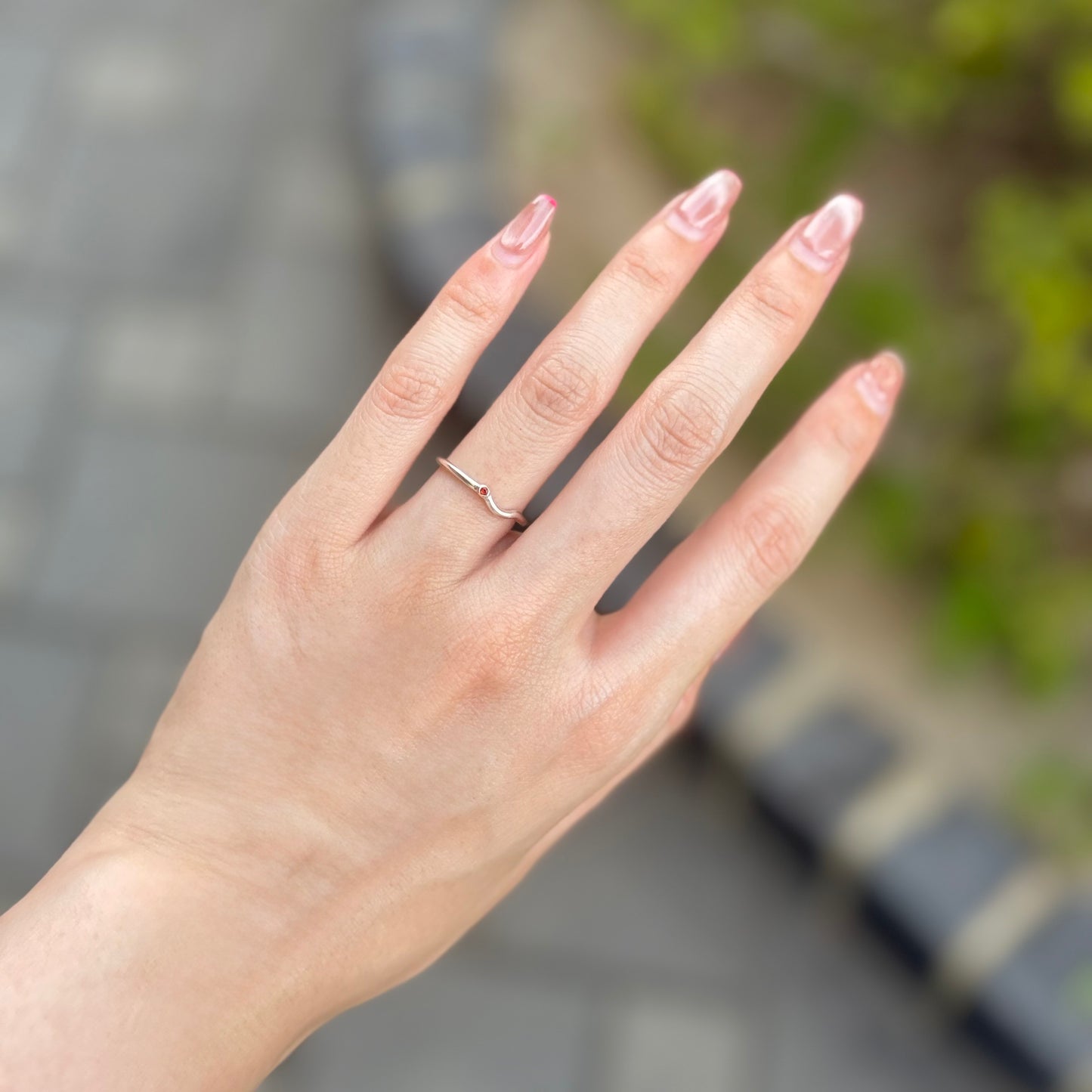 Silver925 wave ring 1